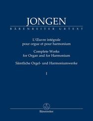 S&auml;mtliche Orgel- und Harmoniumwerke, Band 1