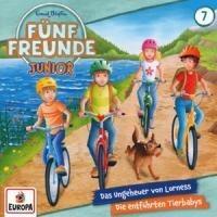 F&uuml;nf Freunde JUNIOR: Das Ungeheuer von Lorness / Die entf&uuml;hrten Tierbabys,1 Audio-CD
