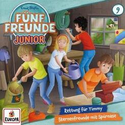 F&uuml;nf Freunde JUNIOR -Rettung f&uuml;r Timmy/Sternenfreunde mit Sp&uuml;rnase,1 Audio-CD