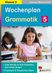 Wochenplan Grammatik / Klasse 5