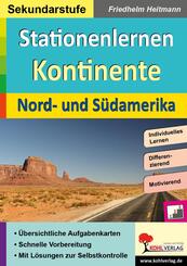 Stationenlernen Kontinente / Nord- und S&uuml;damerika
