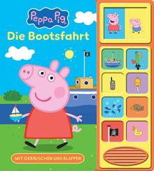 Peppa Pig - Die Bootsfahrt - Klappen-Ger&auml;usche-Buch mit 10 Sounds - Pappbilderbuch - Peppa Wutz