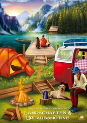 Landschaften & Urlaubsmotive - Malbuch f&uuml;r Erwachsene mit 50 wundersch&ouml;nen Ausmalmotiven