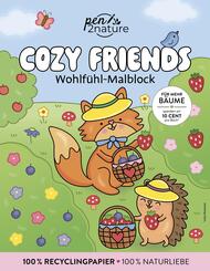 Cozy Friends: Wohlf&uuml;hl-Malblock Cozy Coloring | Ausmalen und entspannen