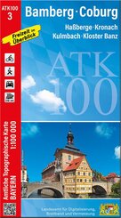 ATK100-3 Bamberg - Coburg (Amtliche Topographische Karte 1:100000)