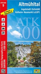 ATK100-9 Altm&uuml;hltal (Amtliche Topographische Karte 1:100000)
