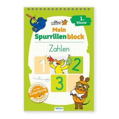 TR&Ouml;TSCH - Die Maus Mein Spurrillenblock Zahlen &Uuml;bungsbuch