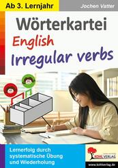 W&ouml;rterkartei English Irregular verbs