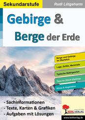 Gebirge und Berge der Erde