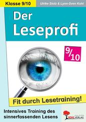 Der Leseprofi - Fit durch Lesetraining / Klasse 9-10
