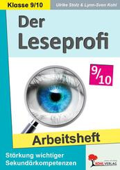 Der Leseprofi / Arbeitsheft - Fit durch Lesetraining / Klasse 9-10