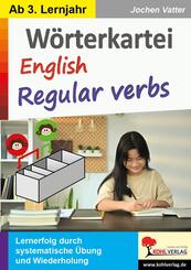 W&ouml;rterkartei English regular verbs