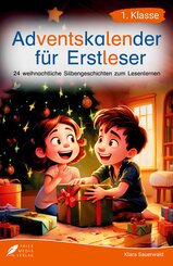 Silbenbuch 1. Klasse - Adventskalender für Erstleser