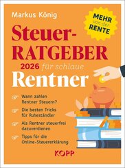 Steuerratgeber 2026 f&uuml;r schlaue Rentner