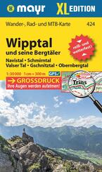 Mayr Wanderkarte Wipptal und seine Bergt&auml;ler 1:30.000
