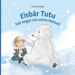 Eisb&auml;r Tutu hat Angst um seine Heimat