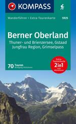 KOMPASS Wanderf&uuml;hrer Berner Oberland, 70 Touren mit Extra-Tourenkarte