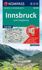 KOMPASS Wanderkarten-Set 290 Innsbruck und Umgebung (2 Karten) 1:50.000
