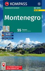 KOMPASS Wanderf&uuml;hrer Montenegro, 55 Touren mit Extra-Tourenkarte