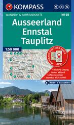 KOMPASS Wanderkarte 68 Ausseerland, Ennstal, Tauplitz 1:50.000