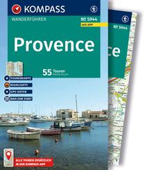 KOMPASS Wanderf&uuml;hrer Provence, 55 Touren mit Extra-Tourenkarte