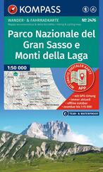 KOMPASS Wanderkarte 2476 Parco Nazionale del Gran Sasso e Monti della Laga 1:50.000
