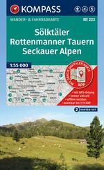 KOMPASS Wanderkarten-Set 223 S&ouml;lkt&auml;ler, Rottenmanner Tauern, Seckauer Alpen (2 Karten) 1:55.000