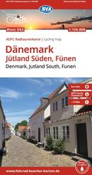 BVA ADFC Radtourenkarte D&auml;nemark, J&uuml;tland S&uuml;den, F&uuml;nen/Denmark, Jutland South, Funen 1:150.000