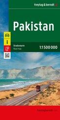 freytag & berndt Stra&szlig;enkarte Pakistan 1:1,5 Mio.