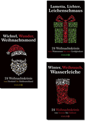 3x 24 Weihnachtskrimis - Krimi-Paket (3 Bücher)