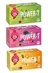 Teekanne BIO Power-T - 3er Pack | Orange | Mint | Berry